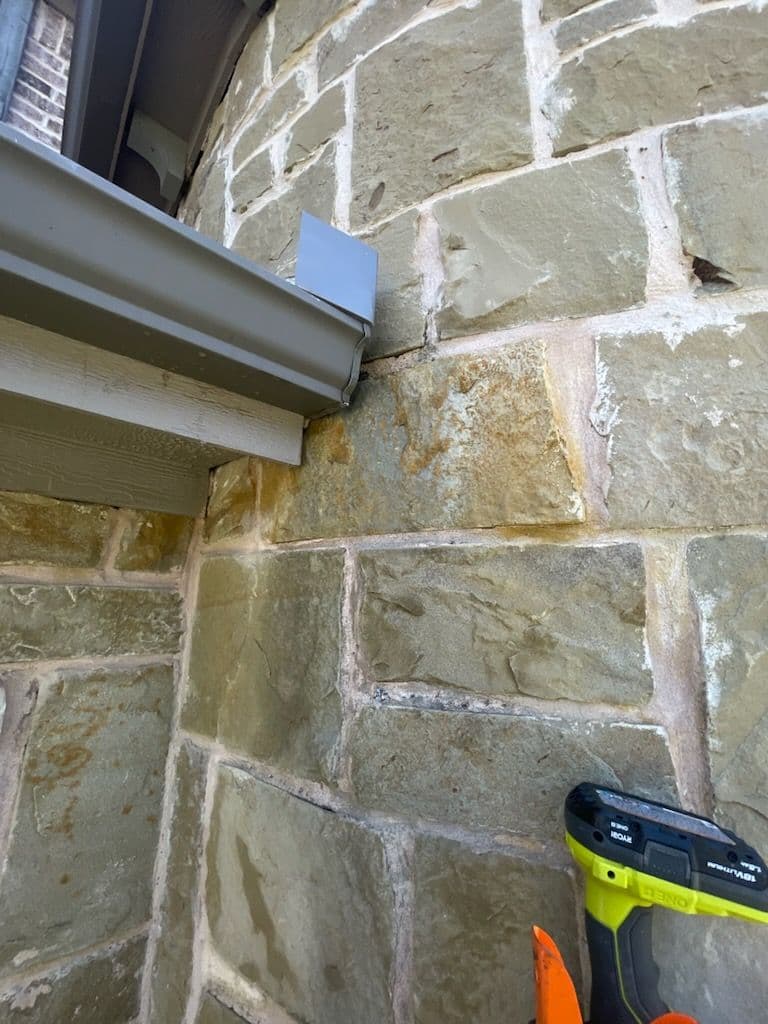 Gallery photos for Custom Rain Diverter Installation in The Colony TX: Image #1