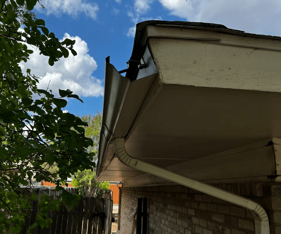 Gutter cleaning and repair
